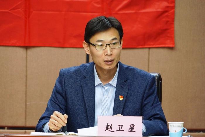 中共濟(jì)南市委市直機關(guān)工作委員會副巡視員趙衛(wèi)星到會指導(dǎo).jpg